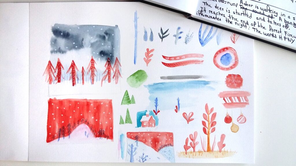 Sketchbook studies — Hand-drawn visual studies and ideas from the short film sketchbook.